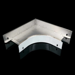 Łuk korytka 90 stopni 50x62 nierdzewne NIXO 90X50X62_IX