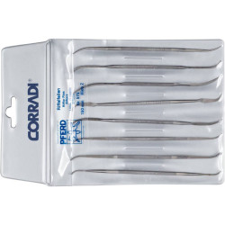 PFERD 19505754 Precision riffler set 8 pce 150 mm in plastic case