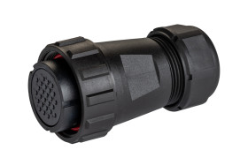 Złącze wielostykowe przemysłowe 26-pinowe Montaż na kablu Wtyczka RS PRO