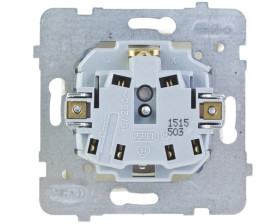 KARO Gniazdo pojedyncze z/u ecru perłowy GP-1SZ/m/42