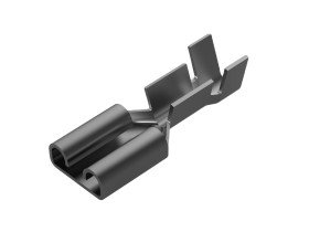 Konektor płaski Gniazdo 6.35 x 0.81mm 13 → 17 AWG długość 19.2mm Izolacja: Nieizolowane Cyna