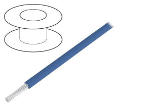 6713-DB001 Przewód EcoGen, EcoWire, HookUp Wire linka Cu 22AWG MPPE ciemnoniebieski 600V 305m