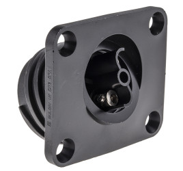 Złącze wielostykowe przemysłowe 2-pinowe Montaż na kołnierzu Gniazdo Bulgin