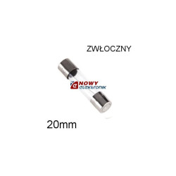 WTAT 200mA Wkładka topikowa 20mm Bezpiecznik zwłoczny 0,2A