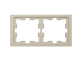 MERTEN D-Life Ramka 2 podwójna piasek sahary MTN4020-6533 SCHNEIDER ELECTRIC