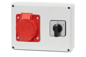 Rozdzielnica R-190 - gniazda 16A 5p, L/P(16A)