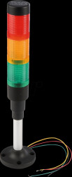 Signalling column, red/yellow/green, LED, 24 V AC/DC