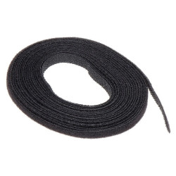 Uniwersalna opaska taśma rzep MAGIC rolka 9,5mm 22,8 m czarna BMNMR1022