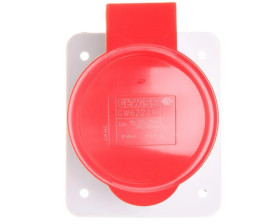 Gniazdo stałe 5P 32A 400V czerwone IP44 10 6H IEC 309 HP GW62221H /opak. 25/
