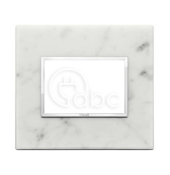 Ramka ozdobna Eikon Evo, 3M, Carrara White, 21653.51