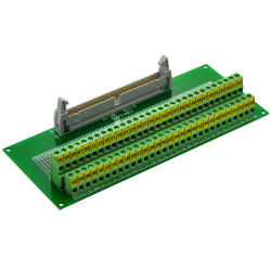 CZH-LABS IDC-60 Male Header Connector Breakout Board Module, IDC Pitch 0.1&quot;, Terminal Block Pitch 0.2&quot;