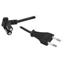 Kabel zasilający sieciowy 1,8m Kątowy (1,5m)