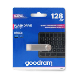 GoodRam Flash Drive - pamięć USB 3.2 gen. 1 Pendrive - UNO3 srebrny - 128GB