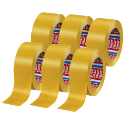 tesa 04169-00058-94 Floor marker Tape 33m x 50mm yellow 6pcs