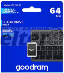 Pendrive 64GB Piccolo mini GOODRAM BLACK
