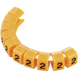 TruComponents 40994 Pre-printed Cable marker 2 OD 4-5.10mm