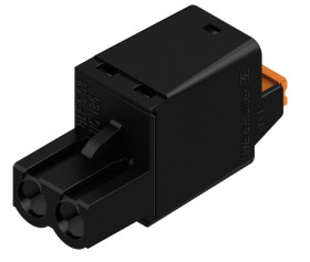 Wtykowy blok zaciskowy 2 -pinowe raster 5.08mm Montaż na kablu Żeński Weidmüller