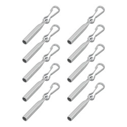 Końcówki haczyki do linki celnej 6mm zestaw 10szt