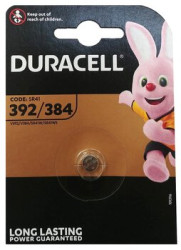 bateria srebrowa mini Duracell 392 / 384 / SR41W / SR41SW / SR41
