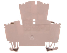 Złączka 2,5mm2 WDK 2.5 beżowa 1021500000