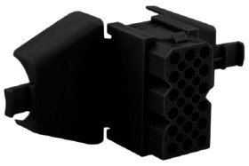 Obudowa złącza 18-pinowe 6-rzędowe Souriau Sunbank by Eaton Żeński Montaż na kablu SMS Złącze PCB do szybkich połączeń