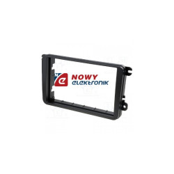 Ramka radiowa VW 2 DIN czarna Golf V, Passat 2005