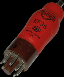 EF36 Electron tube, pentode, octal, 8-pin, 6.3 V