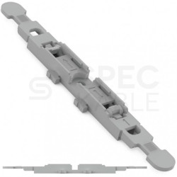 WAGO 221-2501 Adapter montażowy z odciążeniem przewodów do złączek przelotowych WAGO INLINE 221-2411