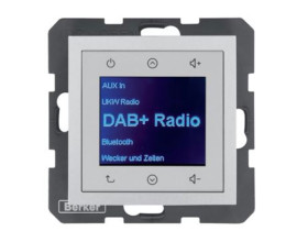 B.x Radio Touch DAB+ Bluetooth alu mat 30841404 HAGER