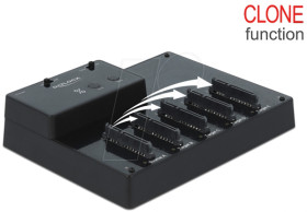 64098 Docking and copy station 5x 2.5-inch SATA HDD/SSD, USB 3.0