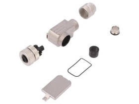 7000-14031-0000000 Gniazdo kątowe M12, P5 z kododowaniem B-Profibus, na przewód
