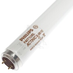UV-A G13 L» 590 40W/10/R Philips TL-K Actinic T8 Pasmo ultrafioletowe UV-A