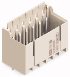 Pin header, 3 pole, pitch 3.5 mm, straight, light gray, 2091-1403