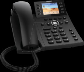 00004390 VoIP phone, corded, black