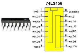 Układ cyfrowy 74LS156