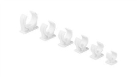 Uchwyt Otwarty Do Rur Elektroinstalacyjnych, Sztywnych U 13 Biały /Opakowanie...