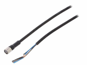 XS3FM8PUR3S2M Kabel: do czujników/automatyki M8 proste Dł: 2m