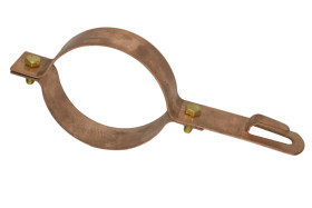 Uchwyt do rury spustowej fi 30mm miedziany 64.03 CU /96400303/