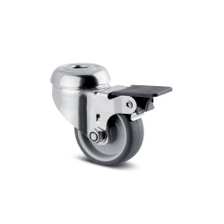 Koło samonastawne średnica kabla 50mm Tente 40kg wysokość całkowita 69mm