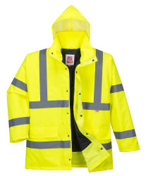 Kurtka odblaskowa, rodzaj Męski, XXXL, Poliester, Żółty