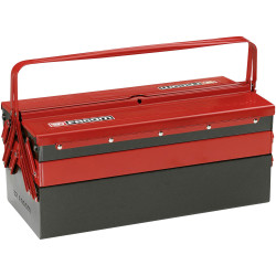 Facom BT.11GPB Toolbox Steel Red/Black 5 Compartments with Foam