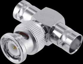100023597 BNC T-piece 50 Ohm socket/pin/socket