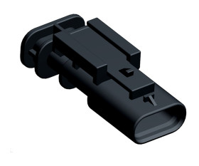 Złącze samochodowe 3-pinowe TE Connectivity -rzędowe Męski MCON 1.2 Wciskane Obudowa złącza samochodowego