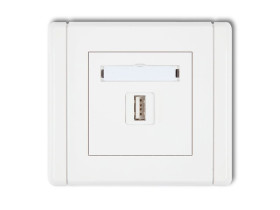 FLEXI Gniazdo USB-AA 3.0 biały FGUSB-5 KARLIK