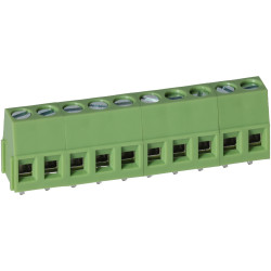 TruConnect 212227 5.0mm 10 Way Rising Clamp Terminal Block