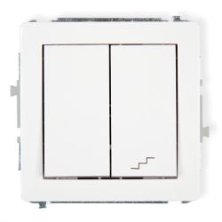 Mechanizm łącznika jednobiegunowego ze schodowym (osobne zasilanie)