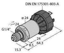 Turck Przetworniki ciśnienia 1 szt. PT1A-1040-I2-DA91