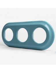 CERAMICZNA RAMKA TRZYKROTNA PASTELOWA MIĘTOWA 2PF03PM