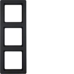 Q.1 Ramka 3-krotna, antracyt, aksamit