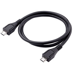 Akyga AK-USB-17 USB cable Micro-B to Micro-B Black 0.60m